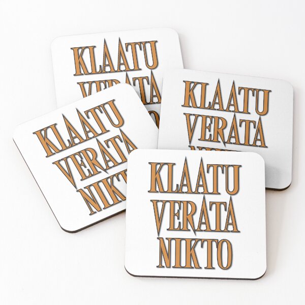 Item preview, Evil Dead fan - Klaatu Verata Nikto designed and sold by martyfireball.
