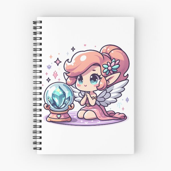 Item preview, Kawaii Magical Harpy With Crystal Ball designed and sold by CanvasCutie.