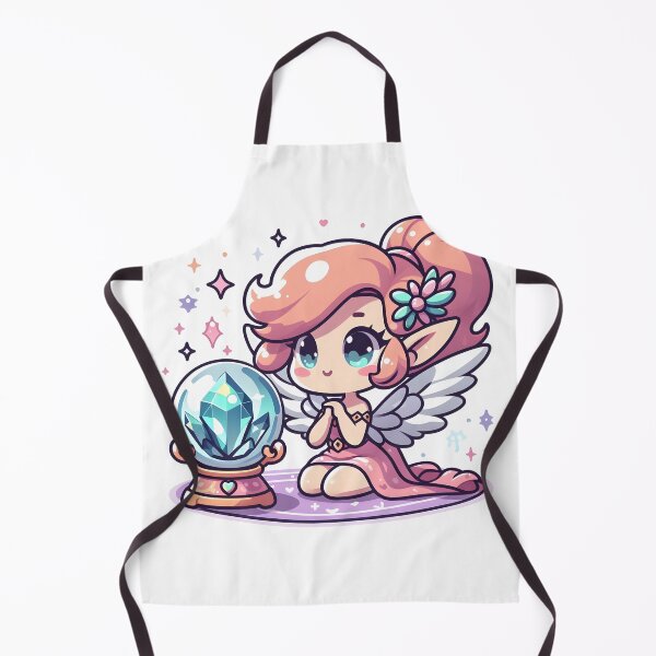 Item preview, Kawaii Magical Harpy With Crystal Ball designed and sold by CanvasCutie.