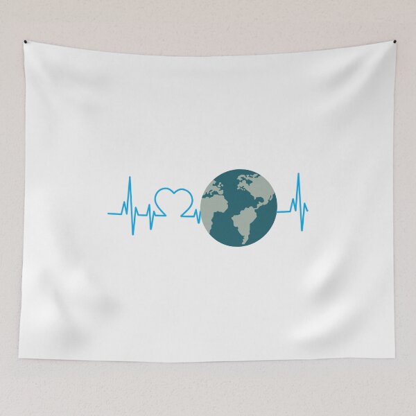 Item preview, Heartbeat Earth Day Environmental Awareness  designed and sold by miracletee.