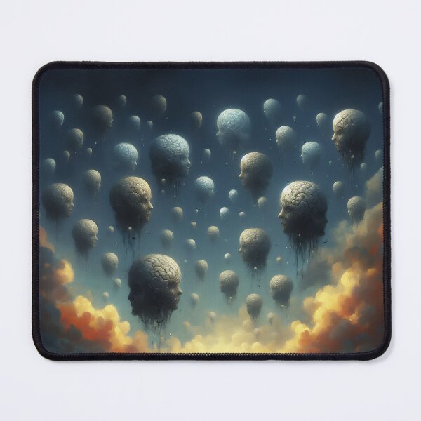 Item preview, Brain Damage - Floating Brains designed and sold by Klysztof.
