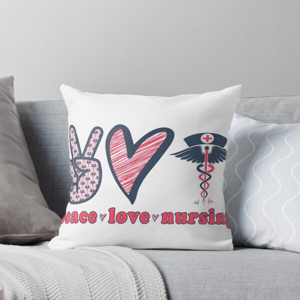 Item preview, Peace love nursing design designed and sold by Eiwaprints.
