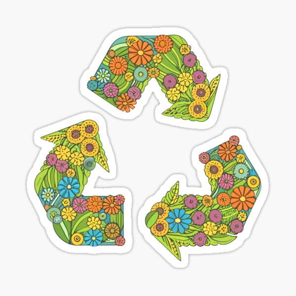 Item preview, Earth Day Recycling Nature Reuse Reduce Circular Upcycle Green designed and sold by w1ckerman.