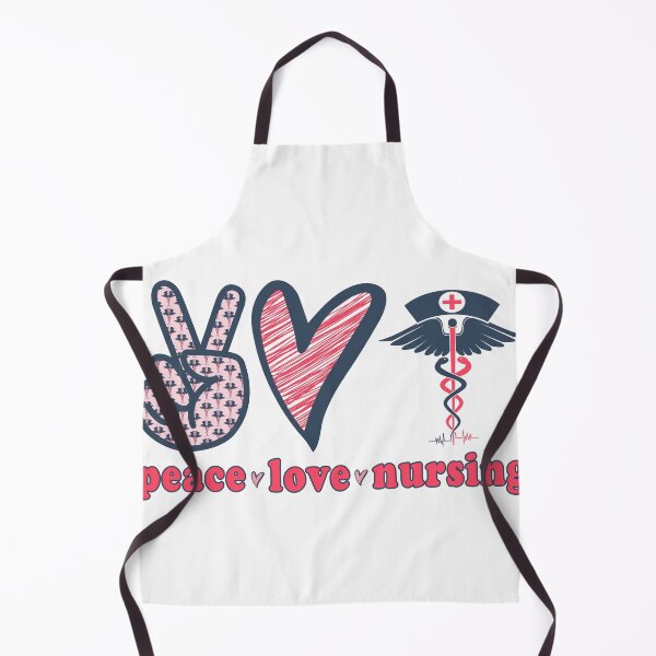 Item preview, Peace love nursing design designed and sold by Eiwaprints.