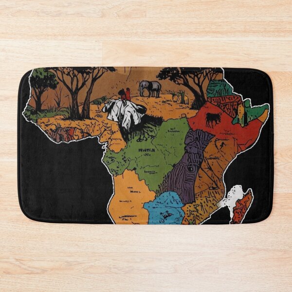 Item preview, colourful african map designed and sold by victoriousCraft.