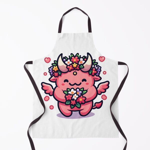 Artikelvorschau, Kawaii lebhafter Dämon: Trägt eine Blumenkrone entworfen und verkauft von CanvasCutie.