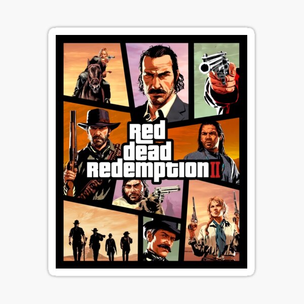 Vista previa del artículo con la obra «Geniales obras de arte de rdr 1 y 2, el mejor juego en línea.», diseñado y vendido por Rel-El.