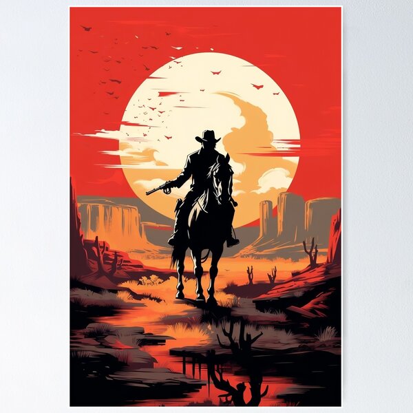 Vista previa del artículo con la obra «Bonitas y geniales obras de arte de rdr 1 y 2, el mejor juego en línea.», diseñado y vendido por Rel-El.