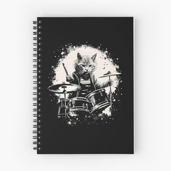 Item preview, Drummer cat drums designed and sold by DerSenat.