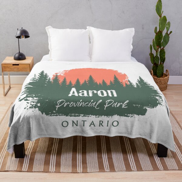 Item preview, Aaron Provincial Park Ontario Forest And Sunset designed and sold by bivenart.