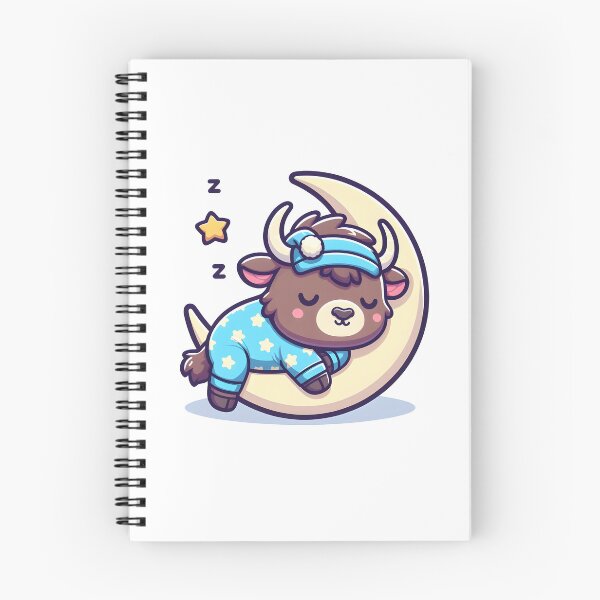 Item preview, Kawaii Bison With Pajamas designed and sold by CanvasCutie.