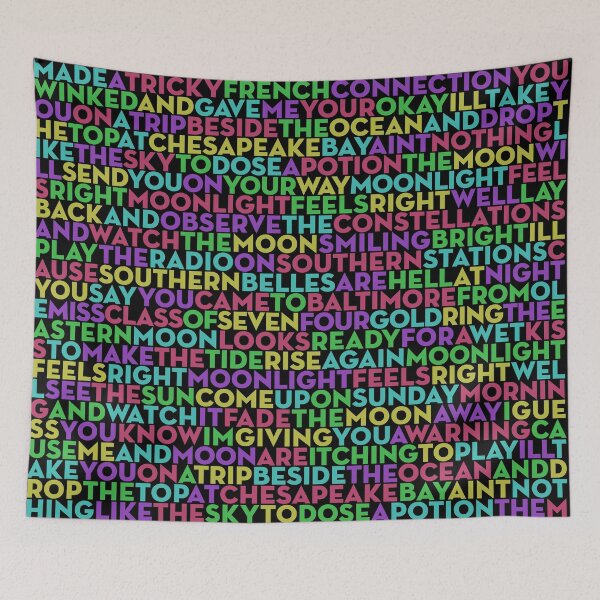 Item preview, Moonlight Feels Right - Starbuck (lyrics) v.1 designed and sold by x1brett.