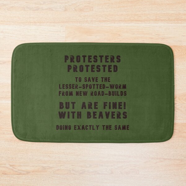 Item preview, Protesters Protested To Save Worms designed and sold by AlienAlmanac.