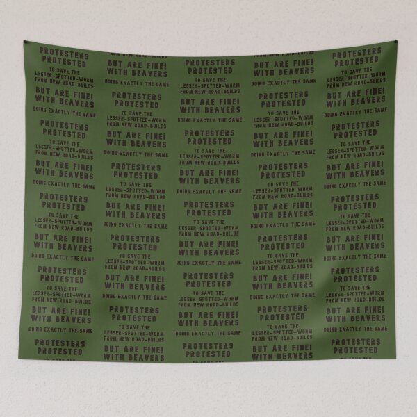 Item preview, Protesters Protested To Save Worms designed and sold by AlienAlmanac.
