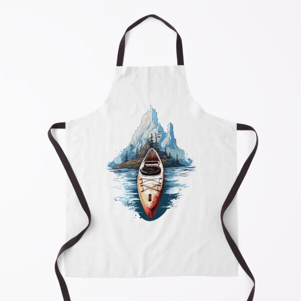 Item preview, Kayak with mountains designed and sold by DerSenat.