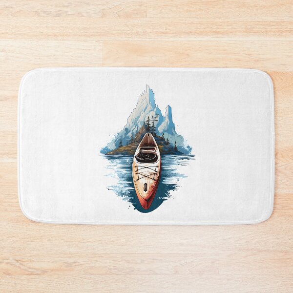 Item preview, Kayak with mountains designed and sold by DerSenat.
