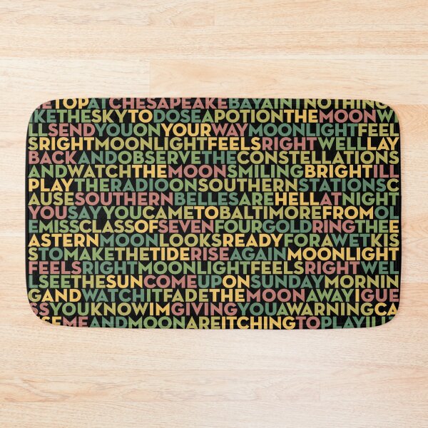 Item preview, Moonlight Feels Right - Starbuck (lyrics) v.3 designed and sold by x1brett.