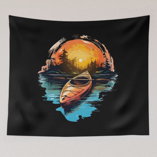 Item preview, Kayak with sunset designed and sold by DerSenat.