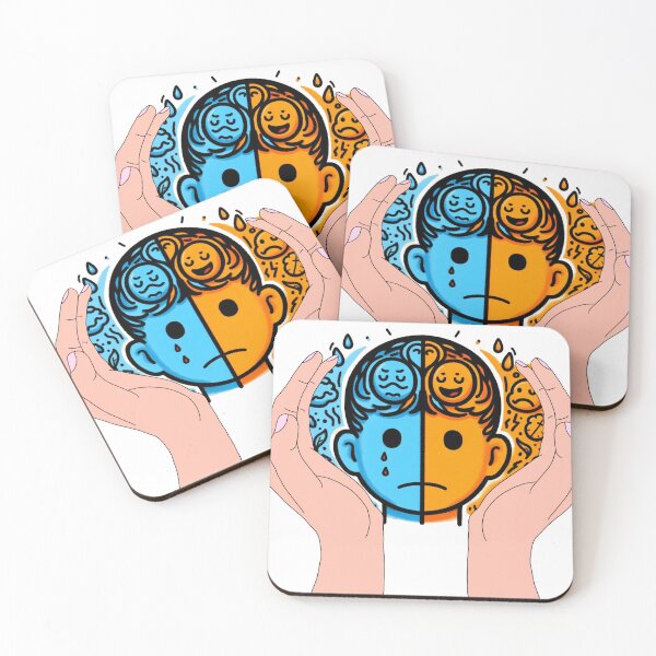 Item preview, 2 emotional boys, mental health, 2 hands supporting designed and sold by MigWhimsy.
