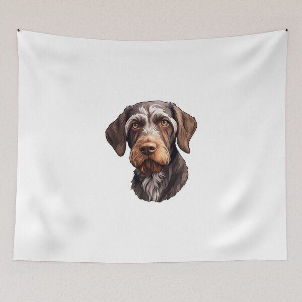 Artikelvorschau, Niedlicher Deutscher Wirehaired Pointer Mama Papa Schutzengel Bester Freund Hundepfote entworfen und verkauft von SMARTKIT  DESIGNAGENCY.