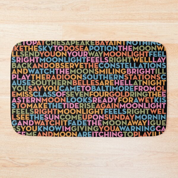Item preview, Moonlight Feels Right - Starbuck (lyrics) v.6 designed and sold by x1brett.