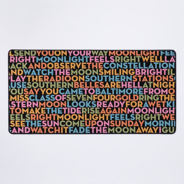 Item preview, Moonlight Feels Right - Starbuck (lyrics) v.6 designed and sold by x1brett.