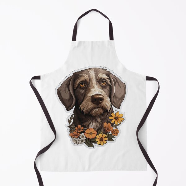 Item preview, Cute Flower German Wirehaired Pointer Mom Dad Guardian Angel Best Friend Doggie Paw designed and sold by SMARTKIT  DESIGNAGENCY.