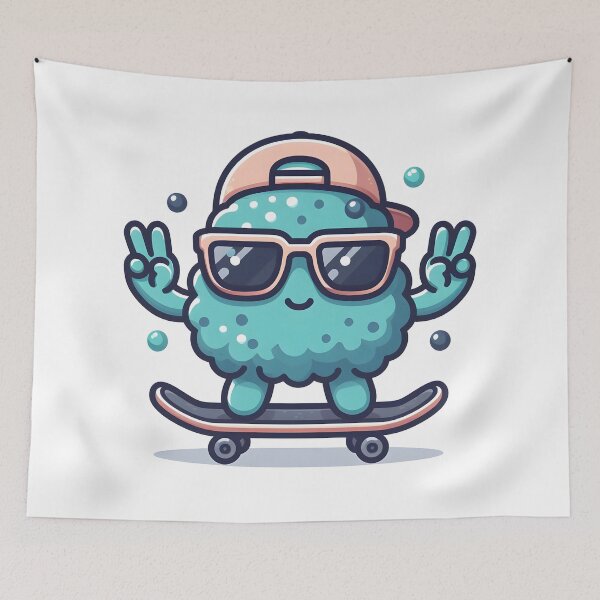 Item preview, Kawaii Charming Golem With A Cool Pair Of Sunglasses designed and sold by CanvasCutie.