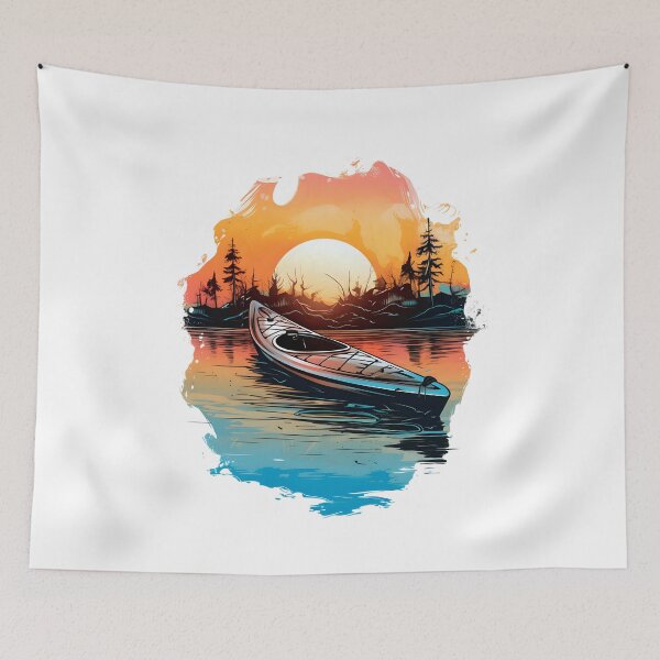 Item preview, Kayak with sunset designed and sold by DerSenat.