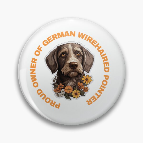 Item preview, Cute Flower German Wirehaired Pointer Mom Dad Guardian Angel Best Friend Doggie Paw designed and sold by SMARTKIT  DESIGNAGENCY.