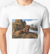 Scottish Highland Cattle Calves 1657 Unisex T-Shirt
