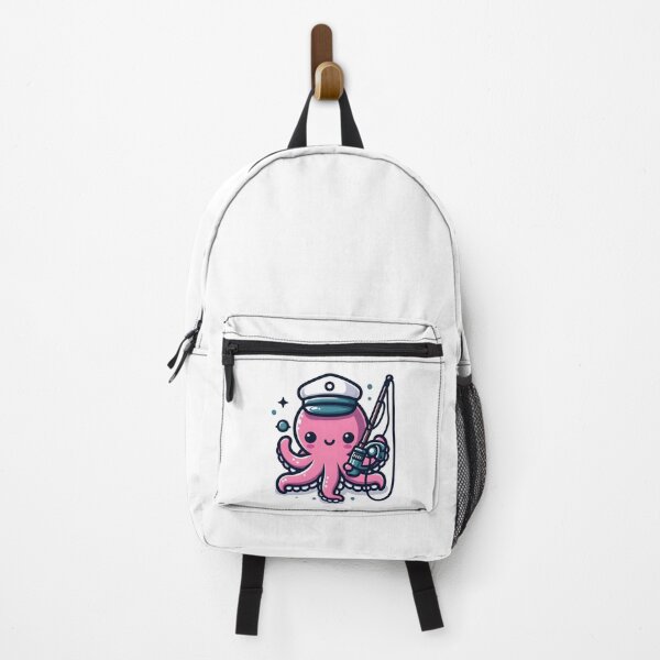 Item preview, Kawaii Octopus: A Fishing Hat designed and sold by CanvasCutie.