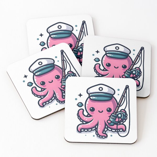 Item preview, Kawaii Octopus: A Fishing Hat designed and sold by CanvasCutie.