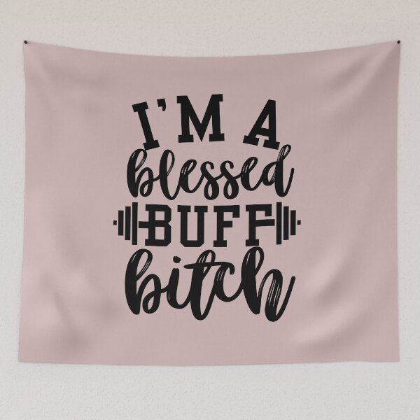 Item preview, I'm A Blessed Buff Woman Workout Weights designed and sold by SunfullyYours.