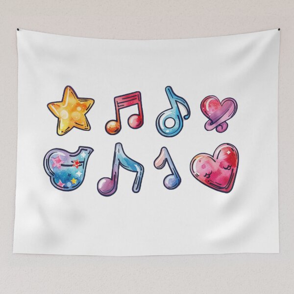 Item preview, musical notes designed and sold by Stickermagician.