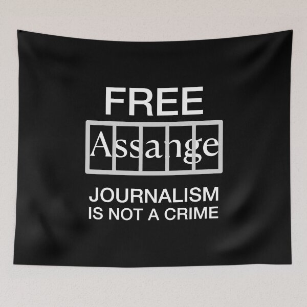 Item preview, Journalism Is Not a Crime. Free Julian Assange designed and sold by Josep  Mestres.