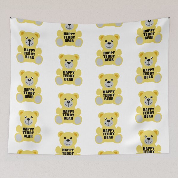 Item preview, Happy Teddy Bear  designed and sold by thespecialtyhub.
