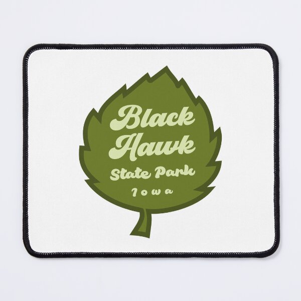 Item preview, Black Hawk State Park Iowa Leaf designed and sold by bivenart.