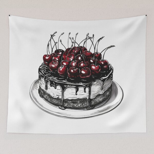 Item preview, Dark Cherry Cake designed and sold by Croclair.