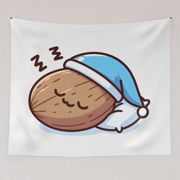 Item preview, Kawaii Coconut: Sleeping Cap designed and sold by CanvasCutie.