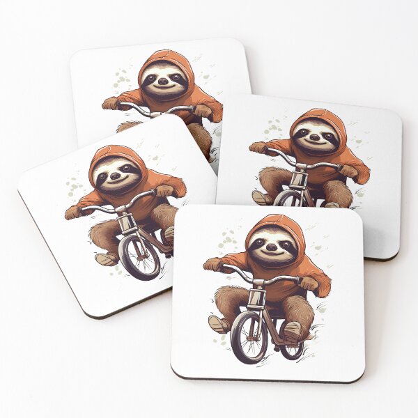 Item preview, Sloth rides a bike designed and sold by DerSenat.
