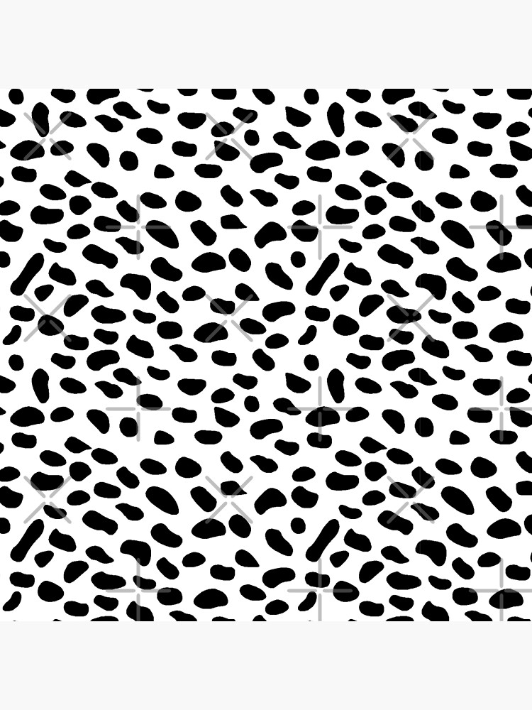 "BLACK AND WHITE SPOTS" Throw Pillow by AnnieNeusteter Redbubble
