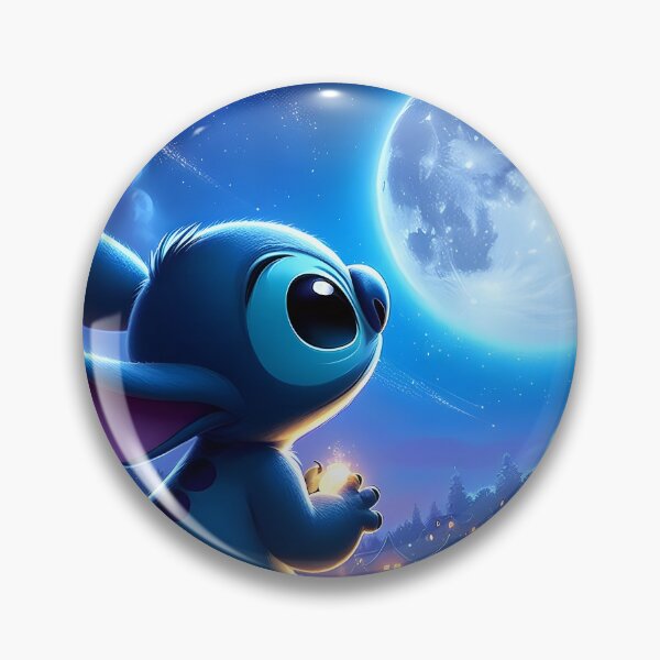 Item preview, Stitch looking at the moon designed and sold by cloud lee.