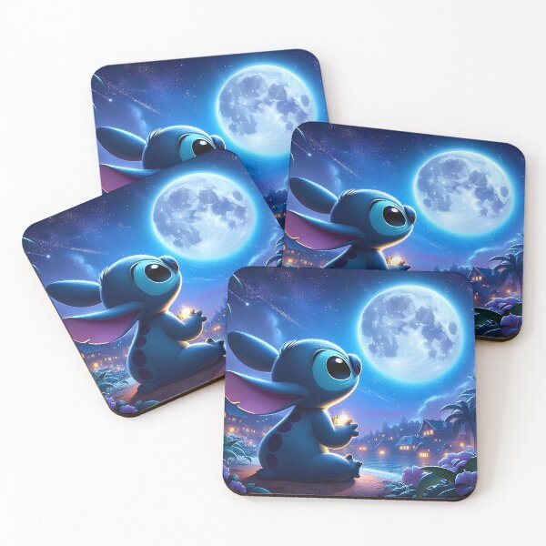 Item preview, Stitch looking at the moon designed and sold by cloud lee.