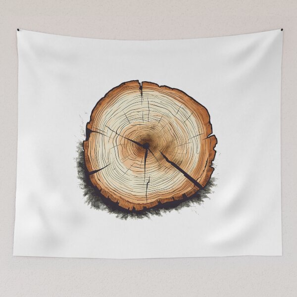Item preview, wood, tree, annual rings designed and sold by DerSenat.