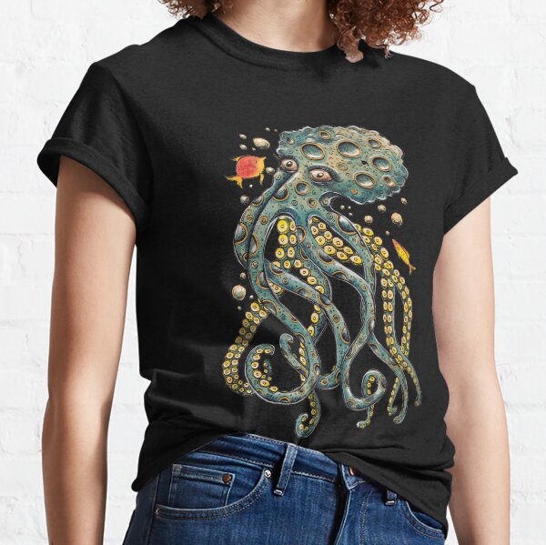 Blue Octopus Classic T-Shirt