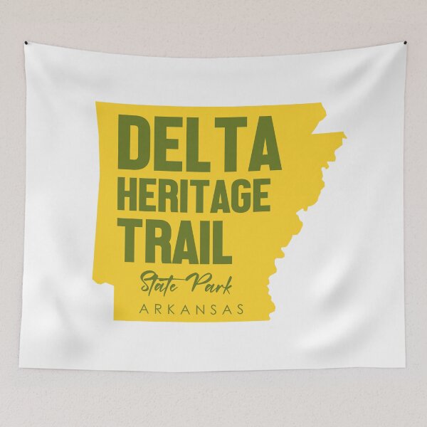 Item preview, Delta Heritage Trail State Park Arkansas Map designed and sold by bivenart.