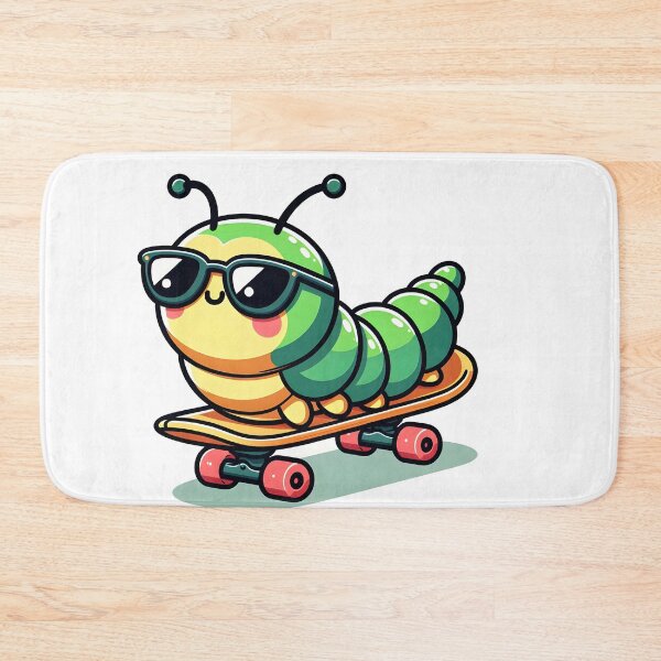 Item preview, Kawaii Caterpillar With Sunglasses designed and sold by CanvasCutie.