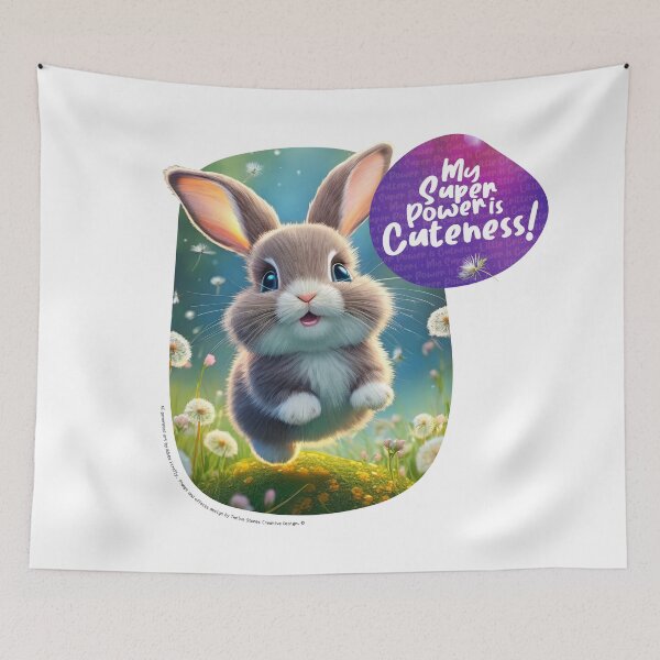 Item preview, My Super Power is Cuteness - Illustration designed and sold by SAVEUSWOW.