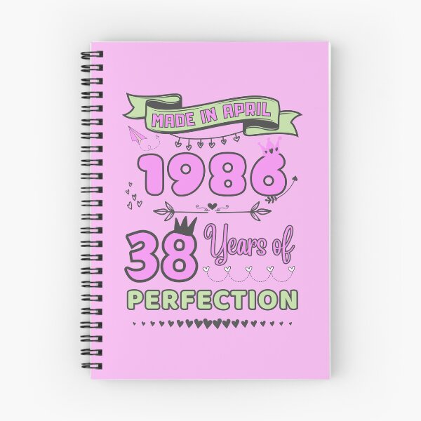 Item preview, Made in april 1986 38 Years of Perfection, 38th Birthday stickers, Officially 38, Women Birthday Stickers, Personalized 38th Birthday Gift designed and sold by amchtakkosa1.